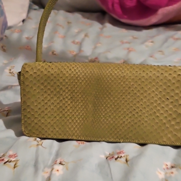 Tod's Yellow Python Hand Bag - Picture 5 of 13